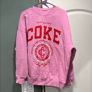 H&M Pink Coke Crewneck